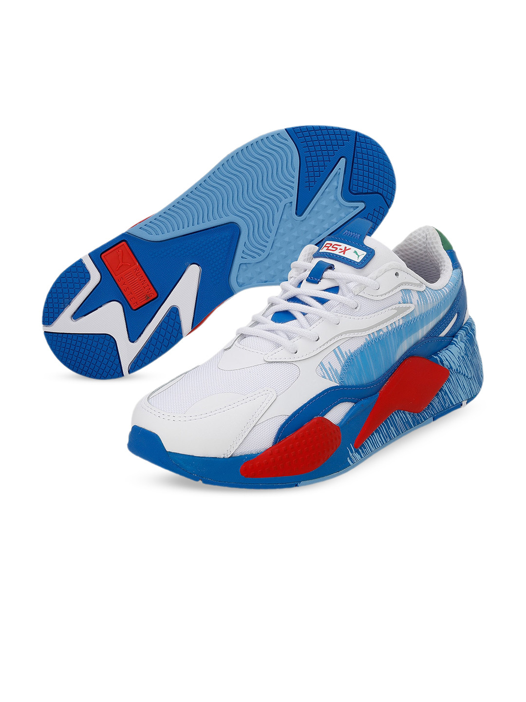 

Puma RS-X RENDER Colourblocked Sneakers, White