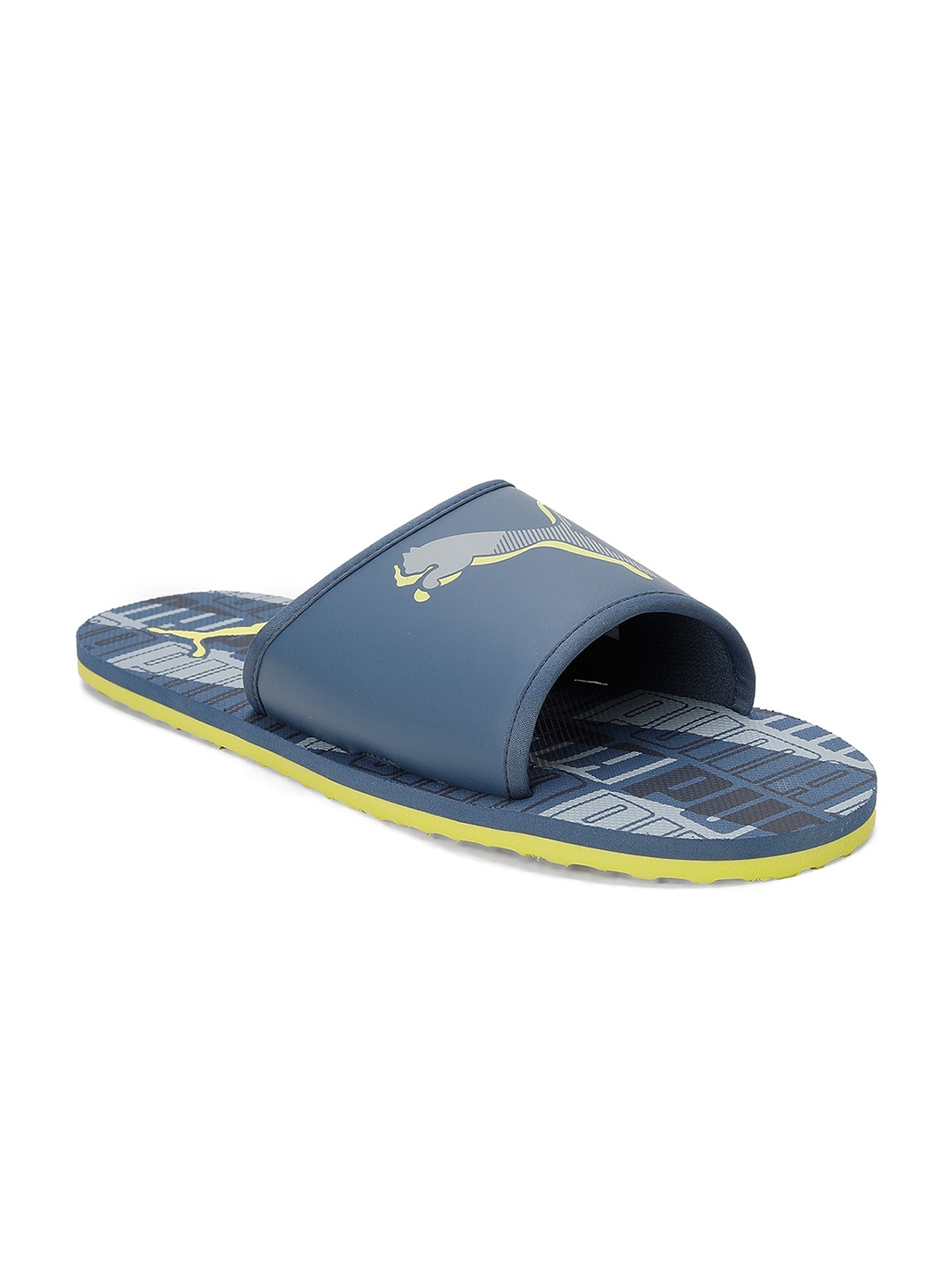 

Puma Stellar v8 Printed Rubber Sliders, Blue