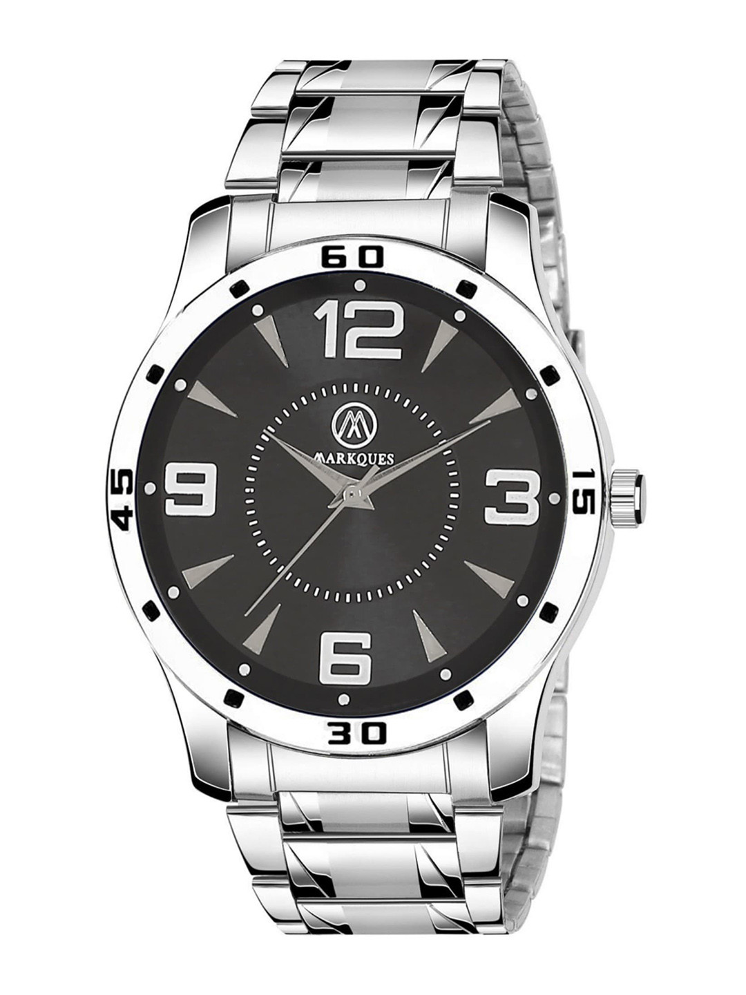 

MARKQUES Men Dial & Stainless Steel Bracelet Style Strap Analogue Watch BON-770109, Silver