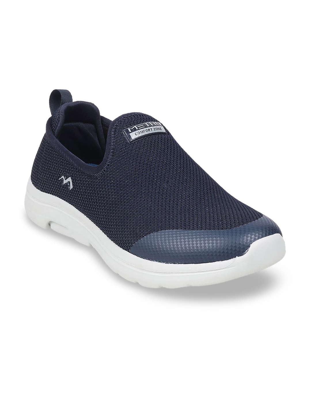 

Metro Men Woven Design Slip-On Sneakers, Blue