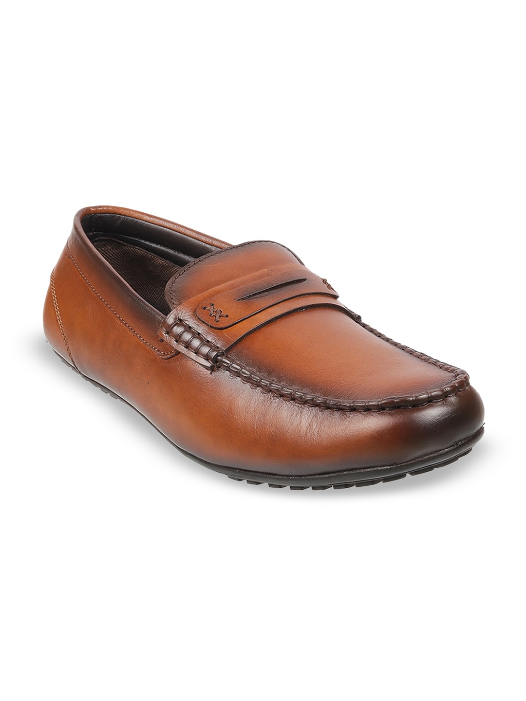

Mochi Men Leather Loafers, Tan