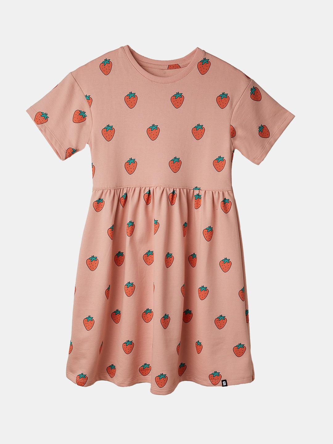 

The Souled Store Print Fit & Flare Dress, Pink