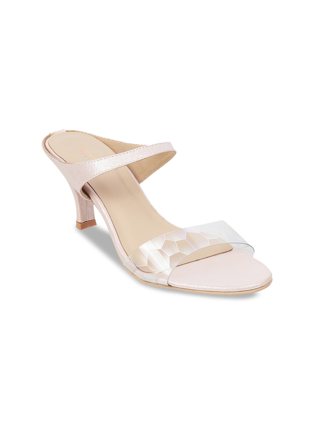 

Metro Open-Toe Kitten Heels, Pink