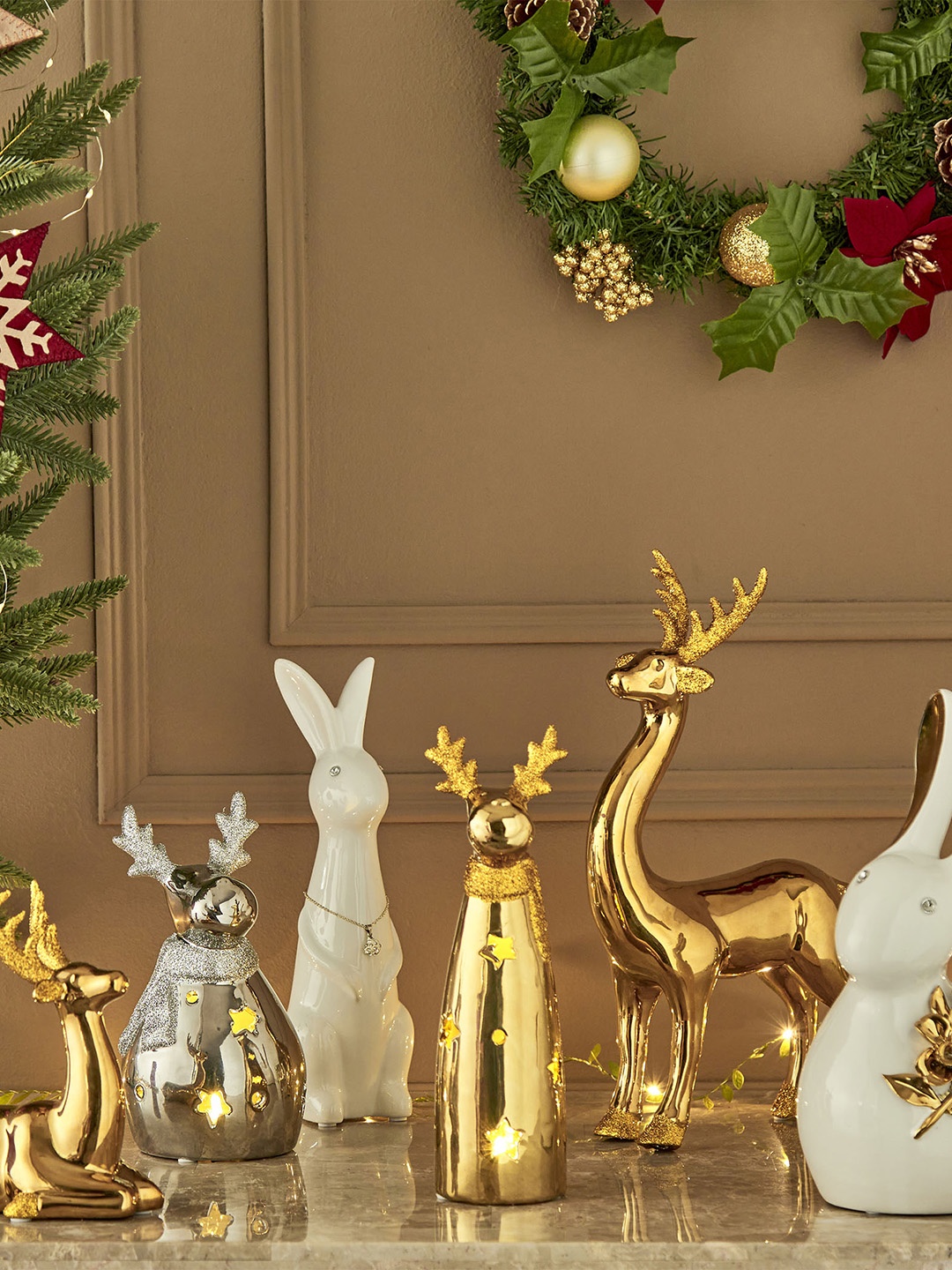 

Home Centre Carols White Embellished Ceramic Rabbit Figurine