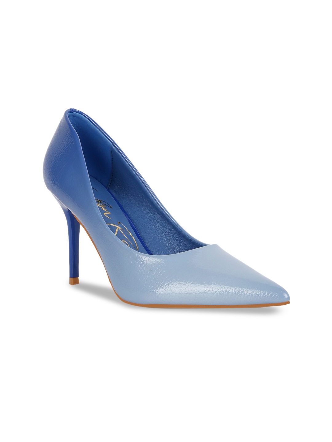 

London Rag PU Party Pumps, Blue