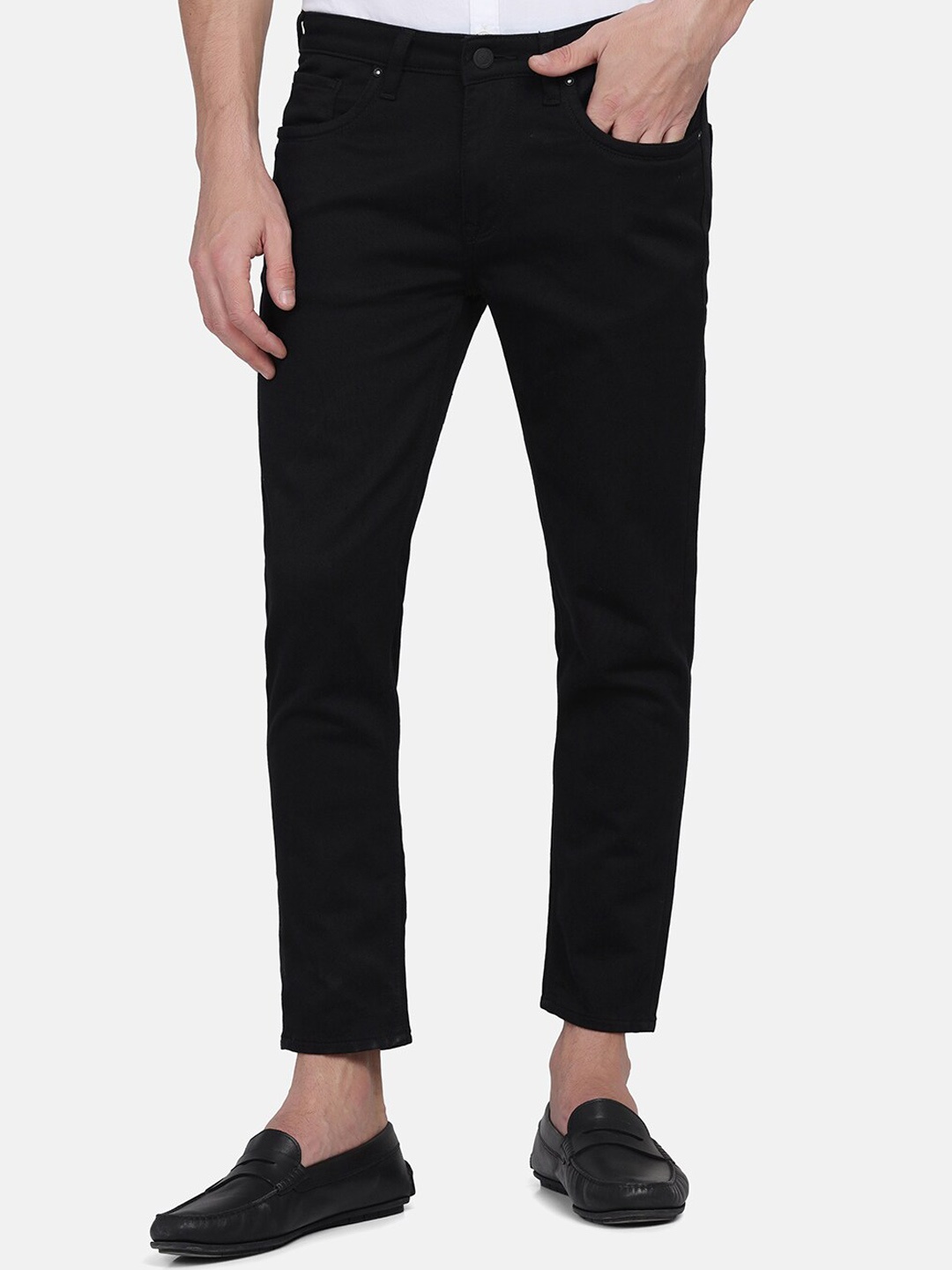 

Blackberrys Men Skinny Fit Low-Rise Jeans, Black