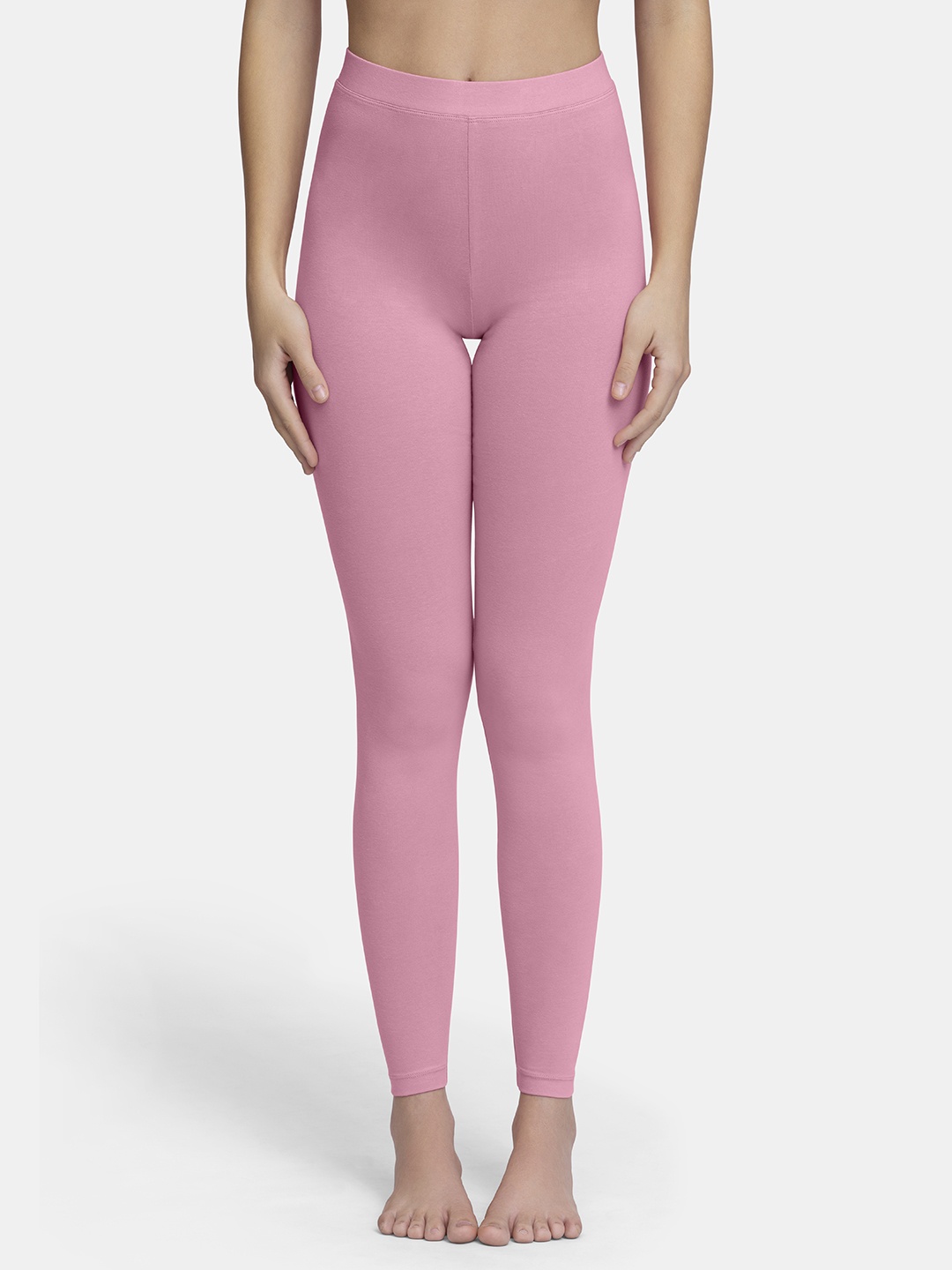 

Amante Women Solid Full Length Lounge Leggings, Pink