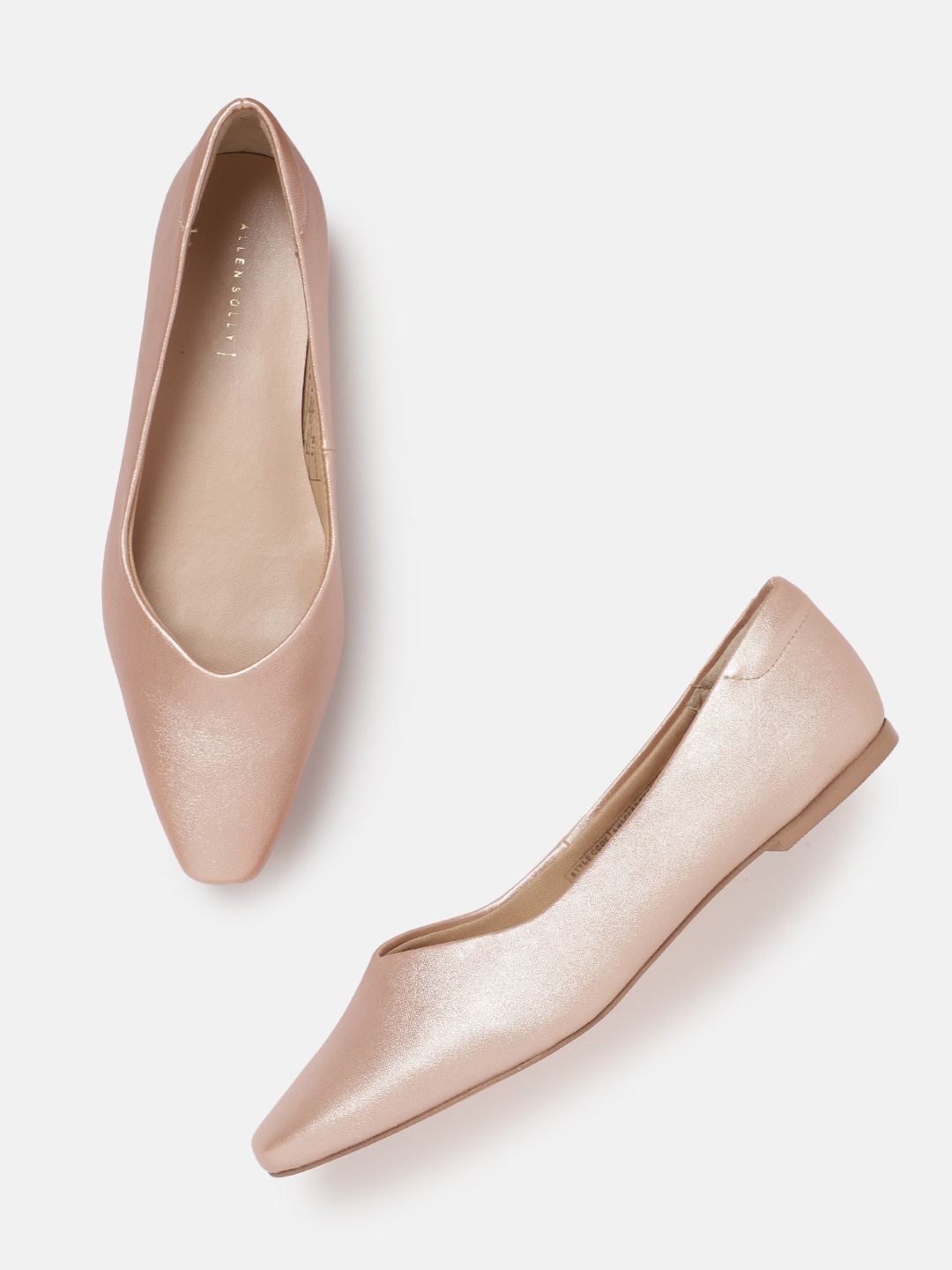 

Allen Solly Women Ballerinas, Rose gold