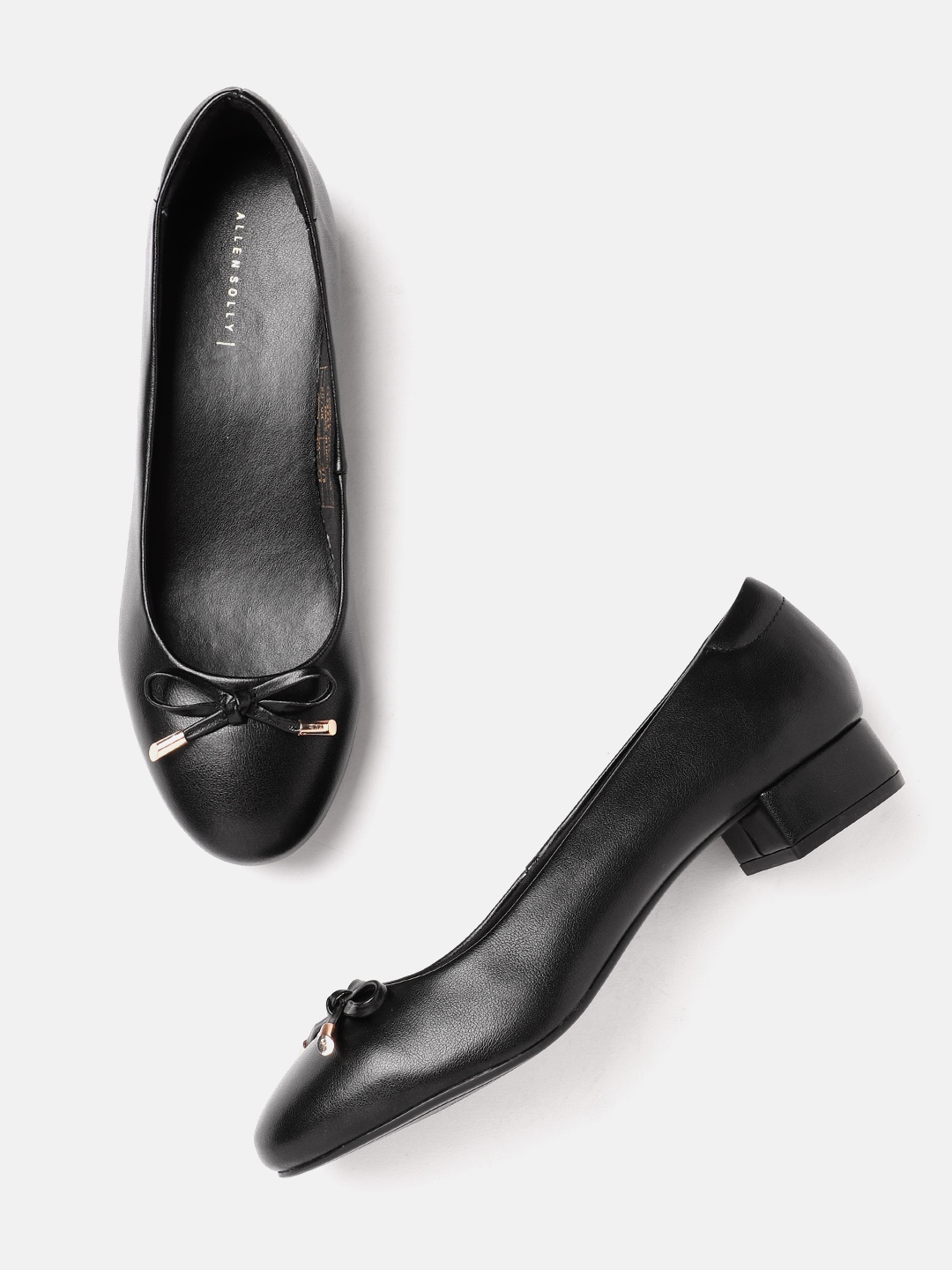 

Allen Solly Women Bow Detail Ballerinas, Black