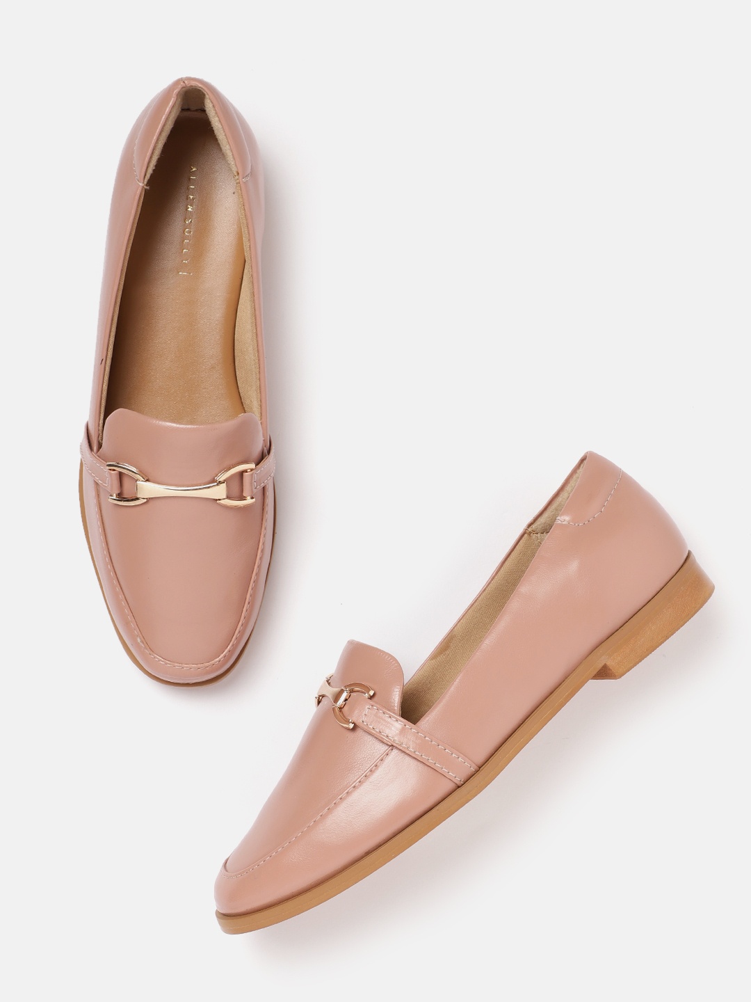 

Allen Solly Women Horsebit Loafers, Rose