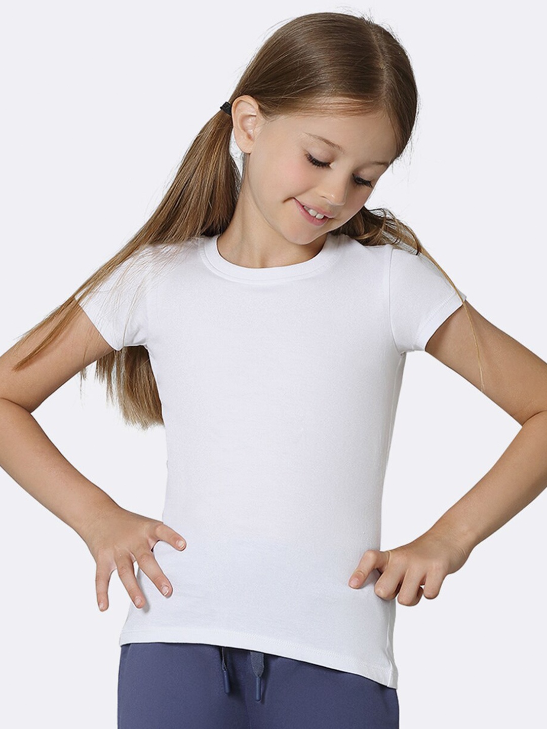 

Van Heusen Girls Pure Cotton T-shirt, White