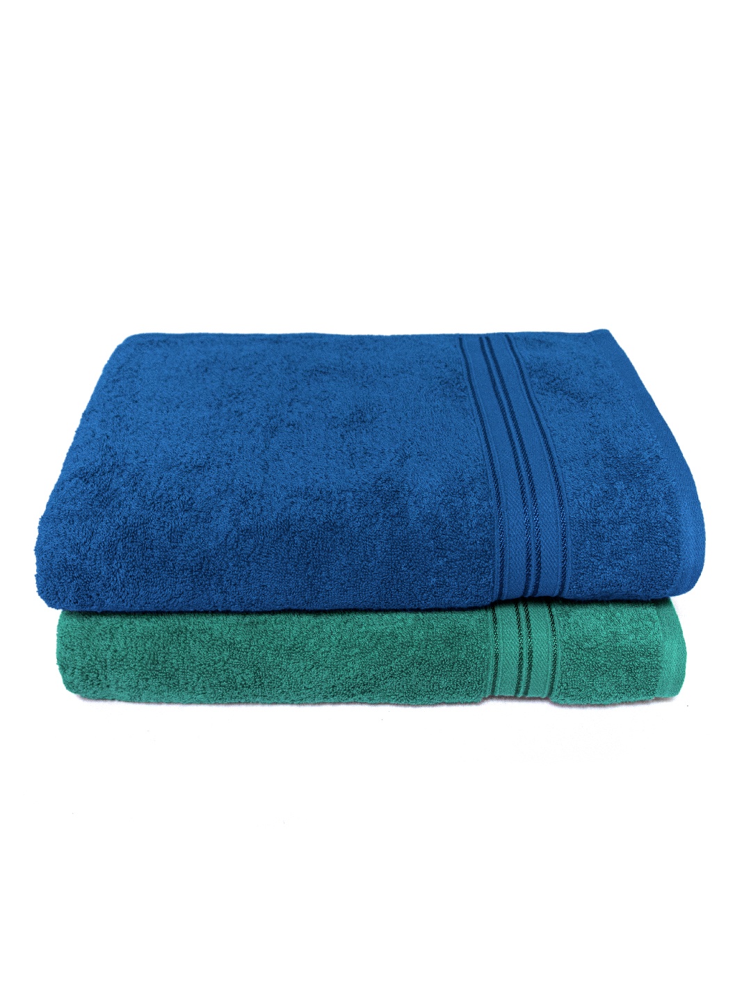 

swiss republic Set of 2 Cotton 600 GSM Bath Towel, Teal