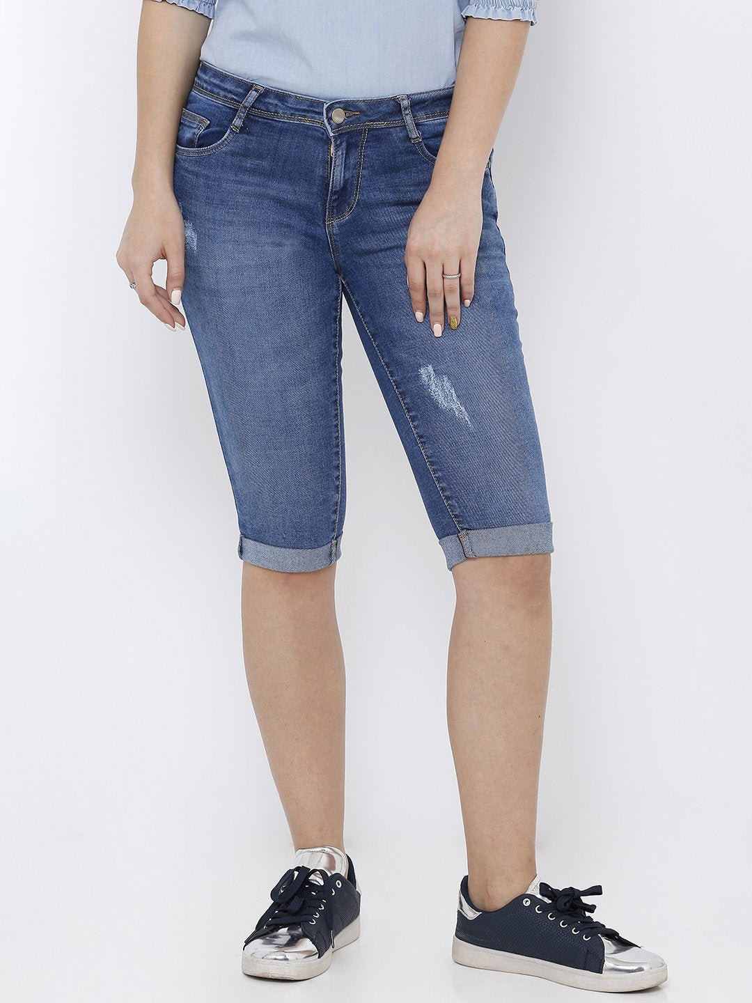 

Kraus Jeans Capris, Blue