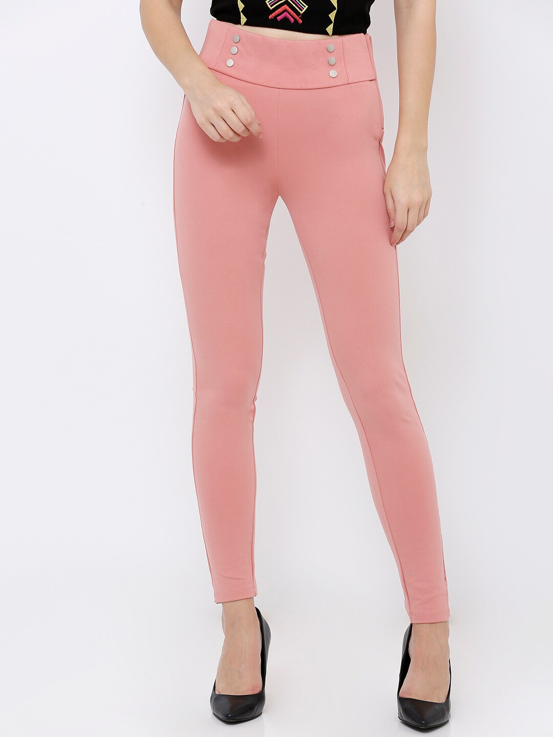 

Kraus Jeans Skinny Fit Treggings, Pink