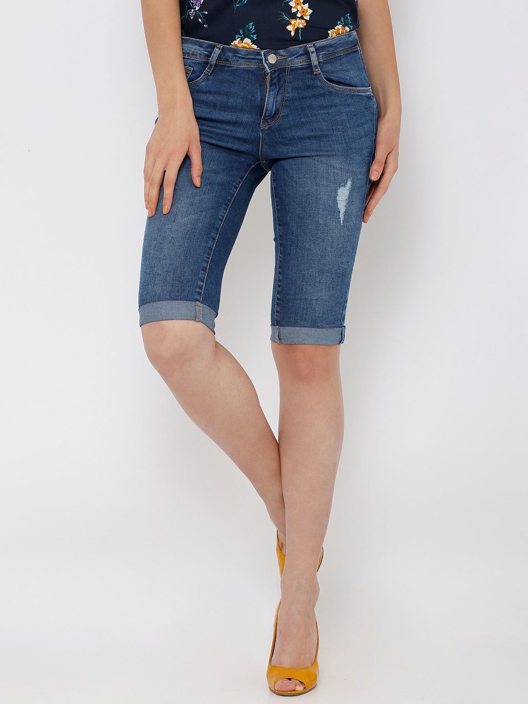 

Kraus Jeans Capris, Blue