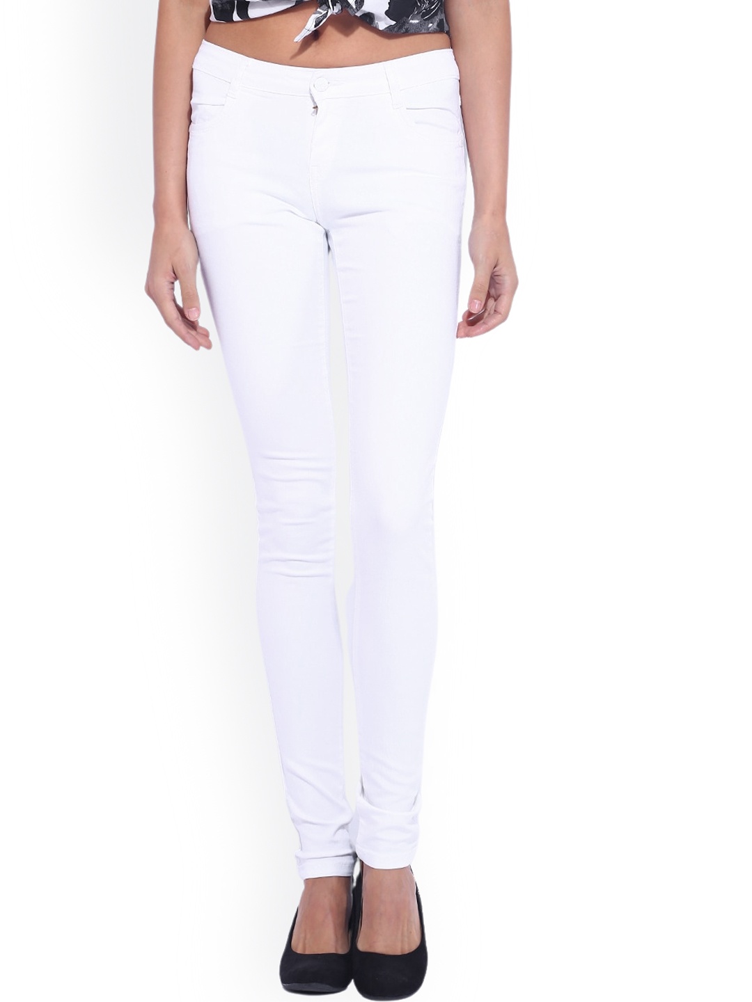

Kraus Jeans Women Clean Look Skinny Fit Jeans, White