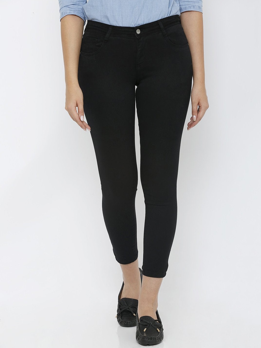 

Kraus Jeans Women Black Skinny Fit Jeans