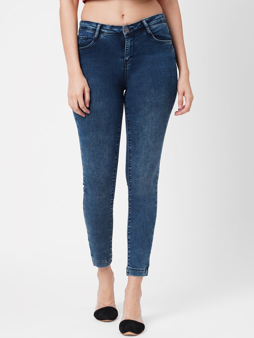 

Kraus Jeans Women Blue Skinny Fit Light Fade Jeans
