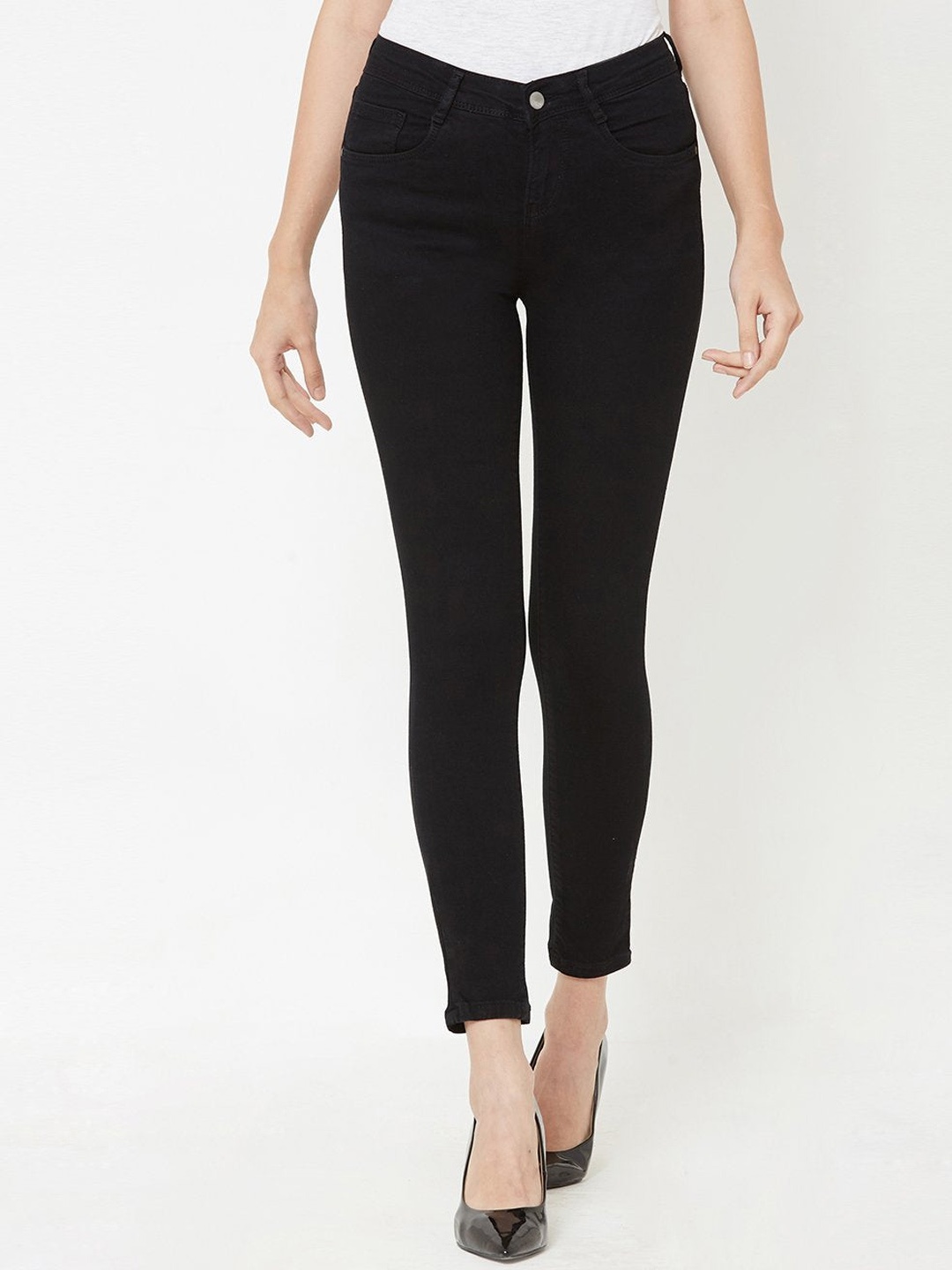 

Kraus Jeans Women Black Skinny Fit Jeans