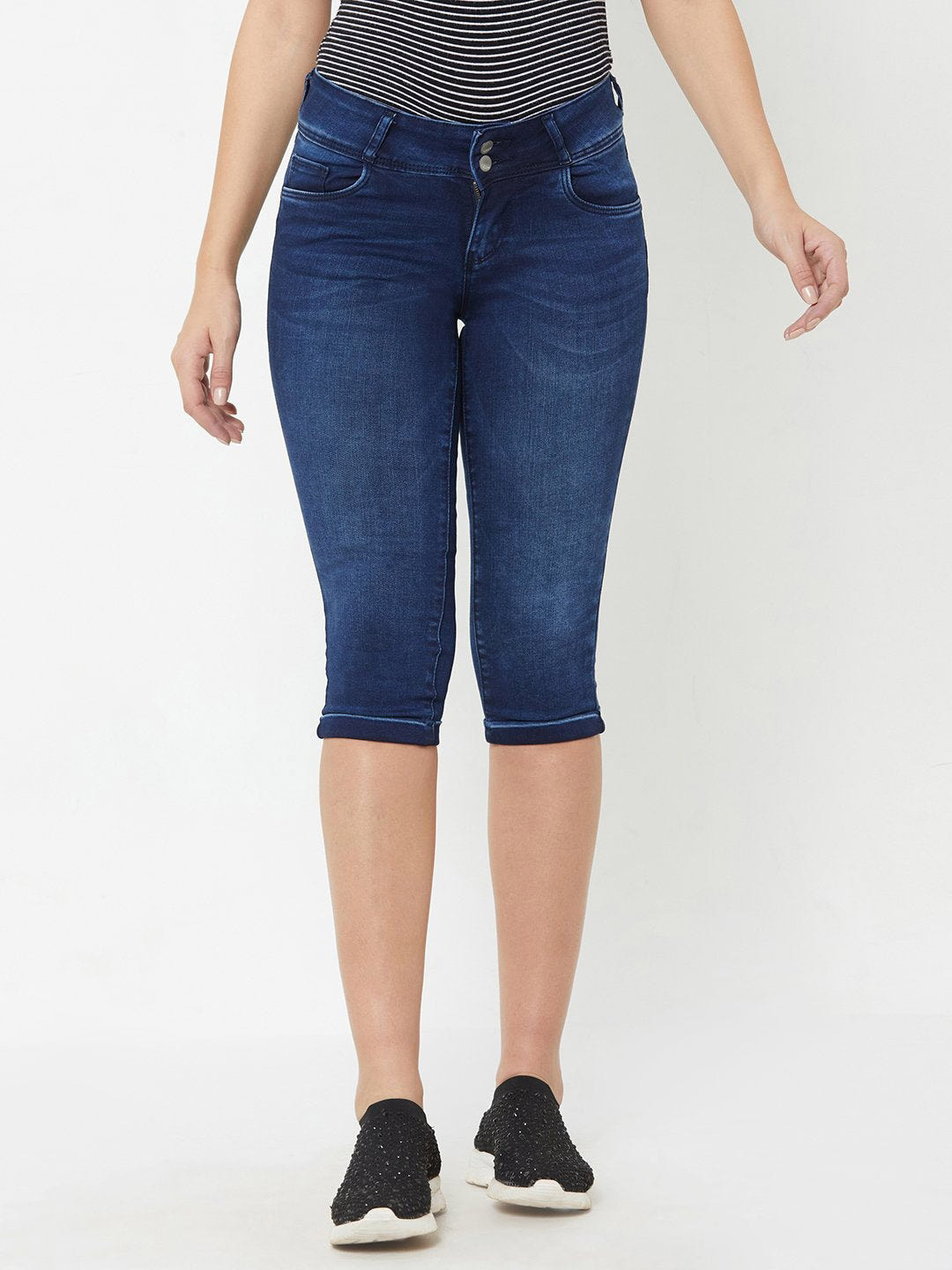 

Kraus Jeans Women Capris, Blue