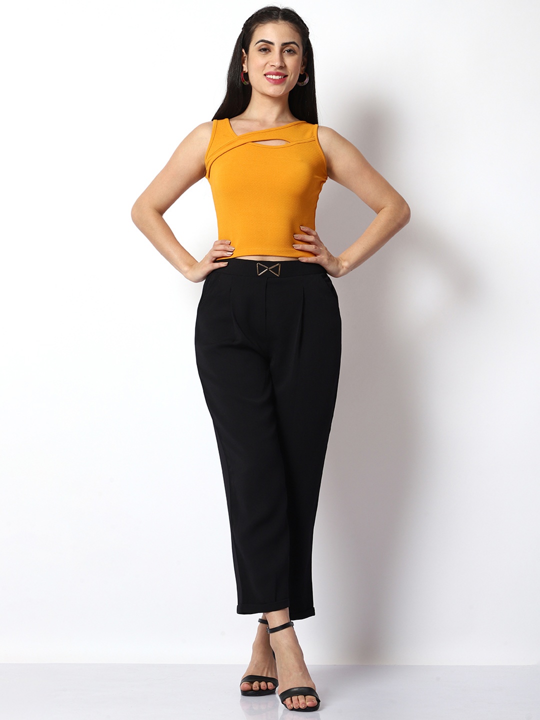 

Prettify Women Top & Trouser Co-Ords, Yellow