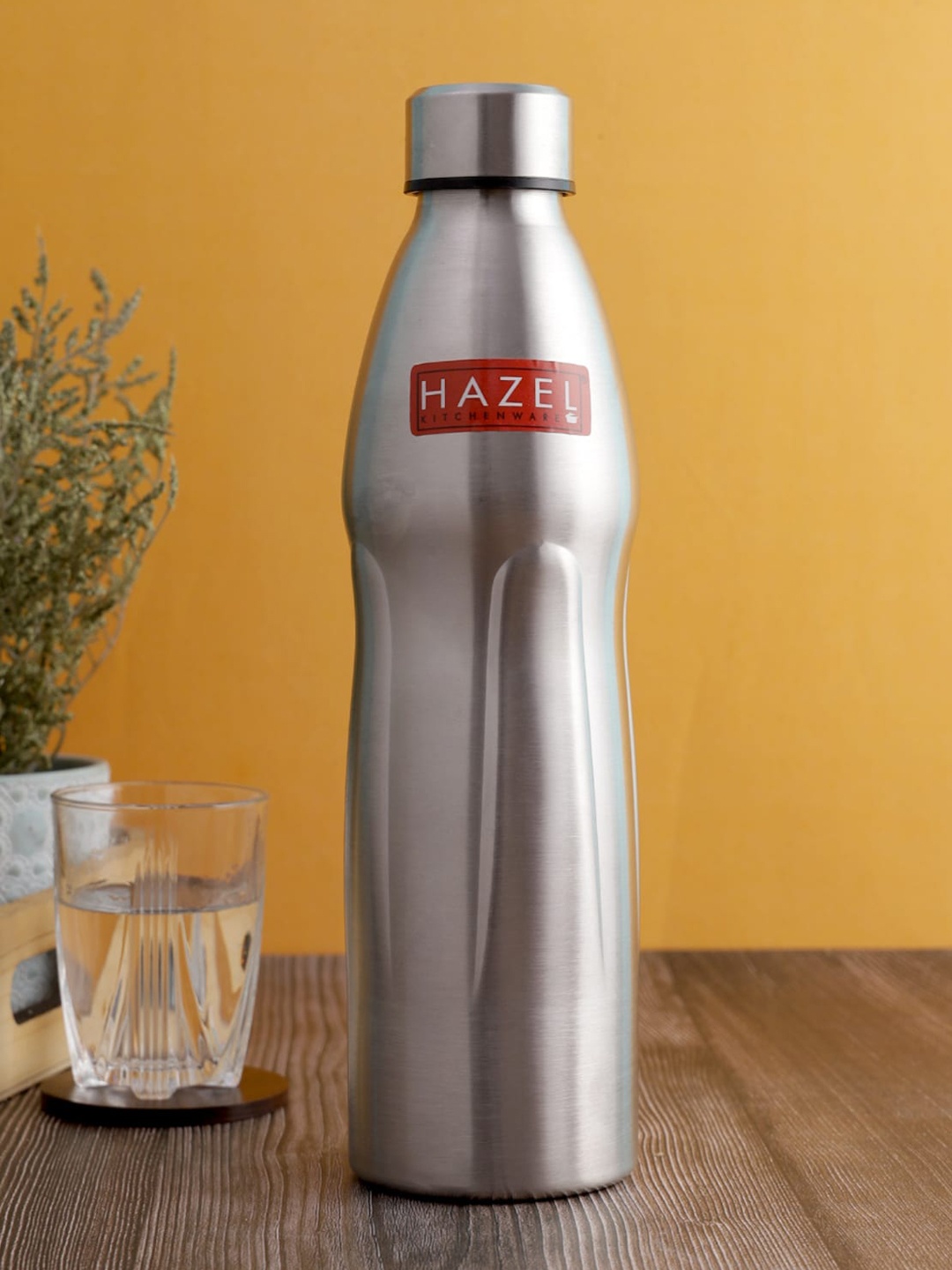 

HAZEL Loch S4 Set Of 6 Single-Walled Vacuum Insulated Stainless Steel Water Bottle 700 ml, Silver