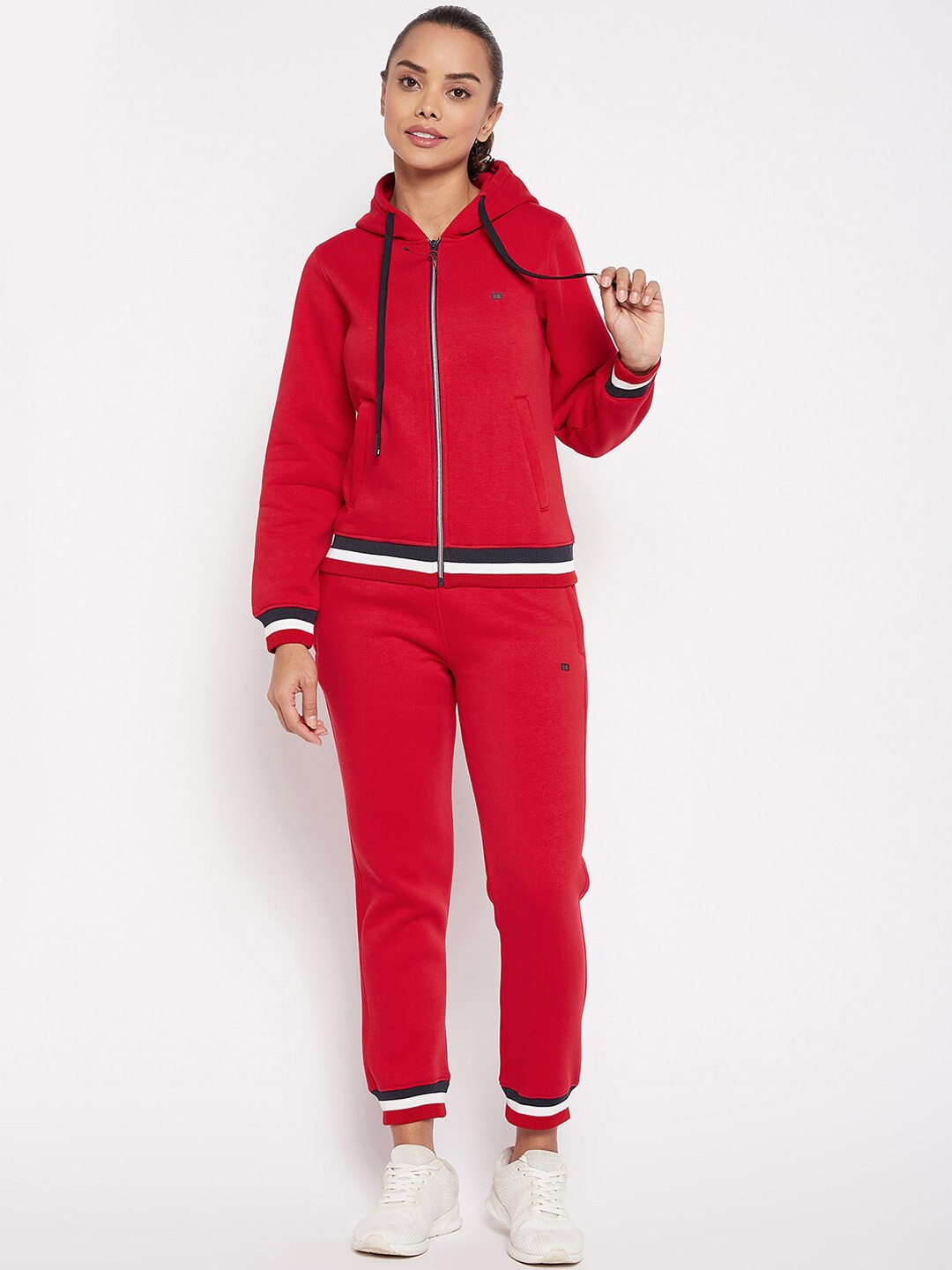 

Okane Women Cotton Tracksuits, Red