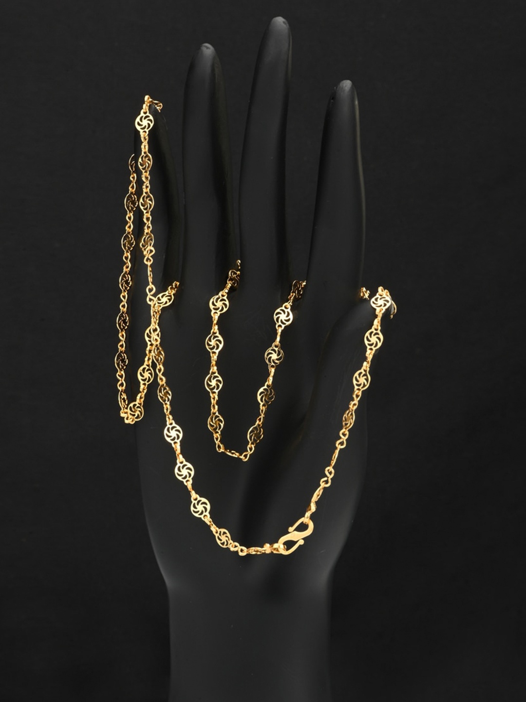 

AanyaCentric Pack Of 6 Brass Gold Plated Chain