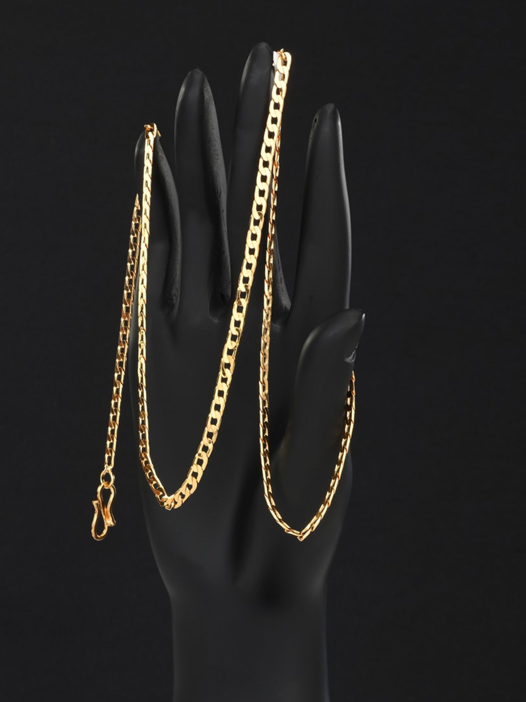 

AanyaCentric Pack Of 6 Brass Gold Plated Chain