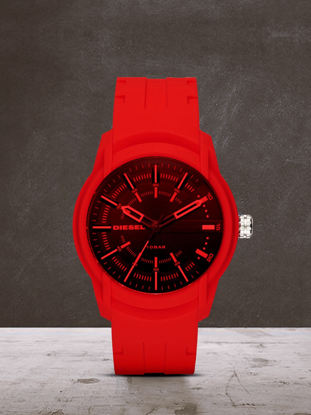 

DIESEL Unisex Black Analogue Watch DZ1820I