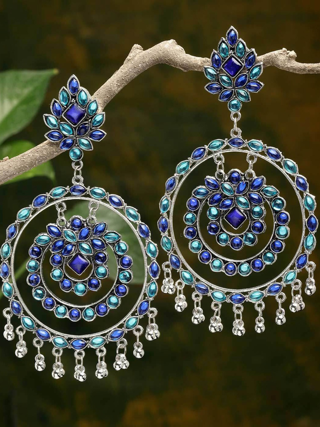 

Krelin Silver-Plated Chandbalis Earrings