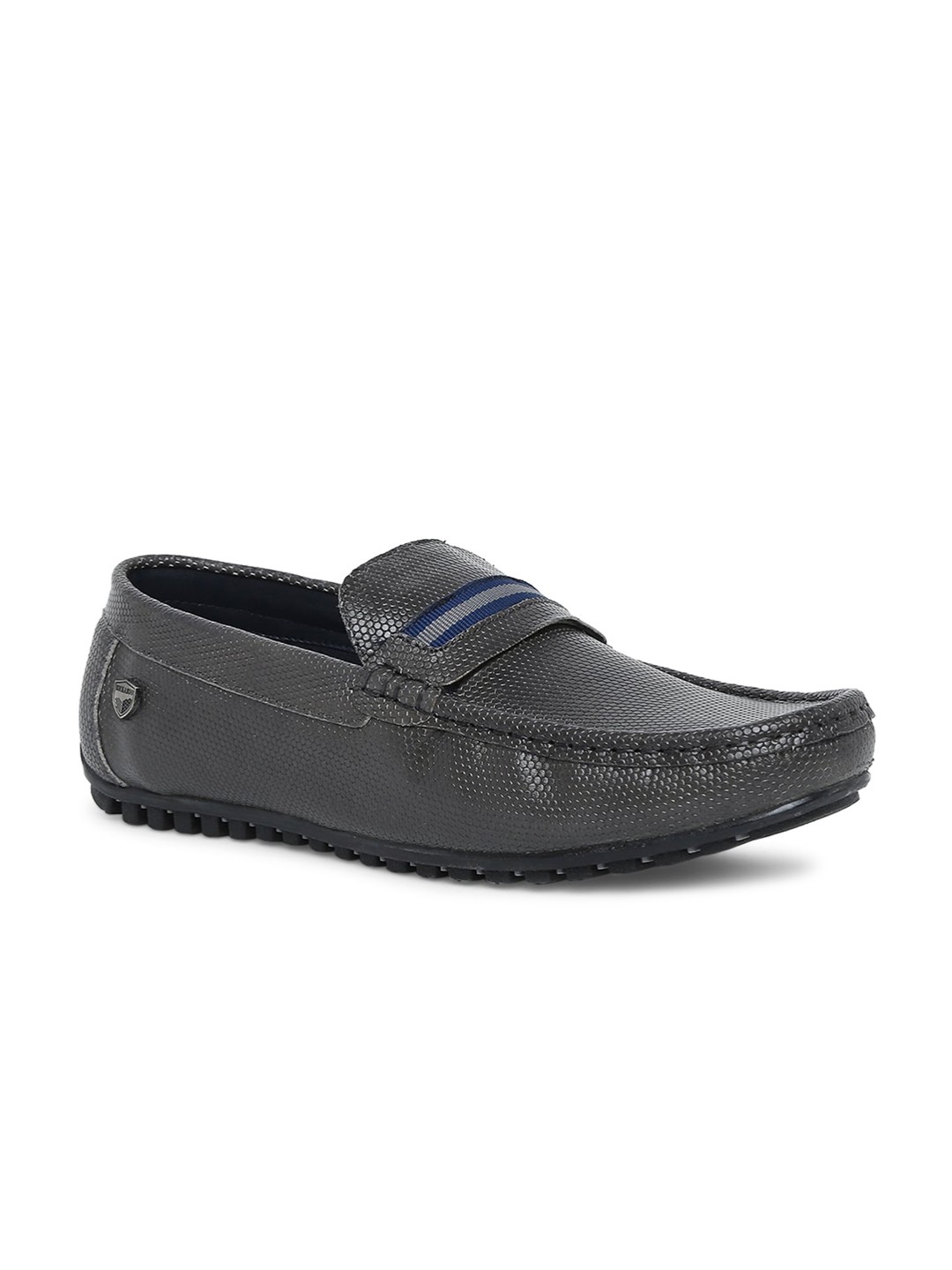 

Buckaroo Men Leather Loafers, Grey