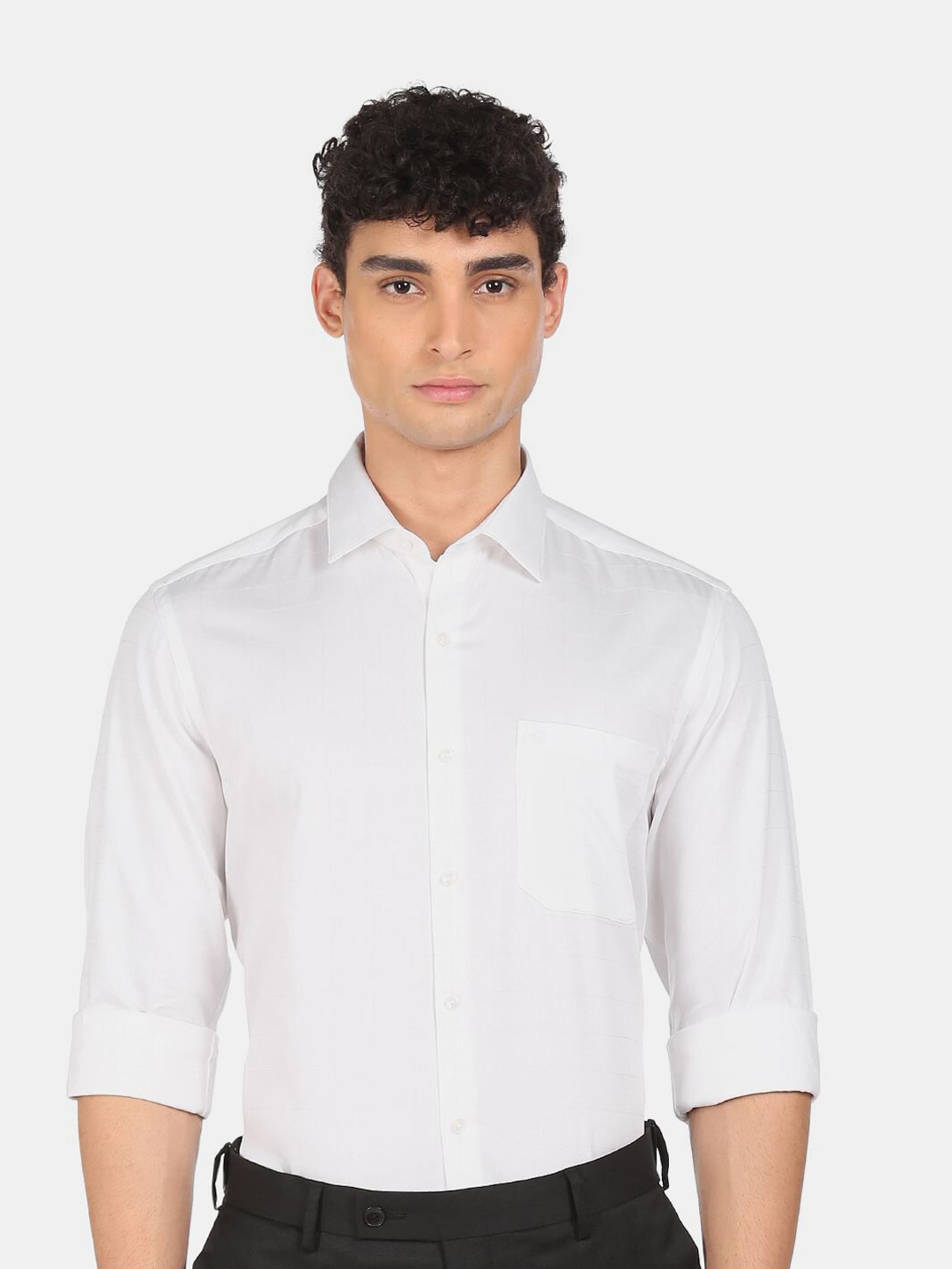 

Arrow Men Pure Cotton Formal Shirt, White