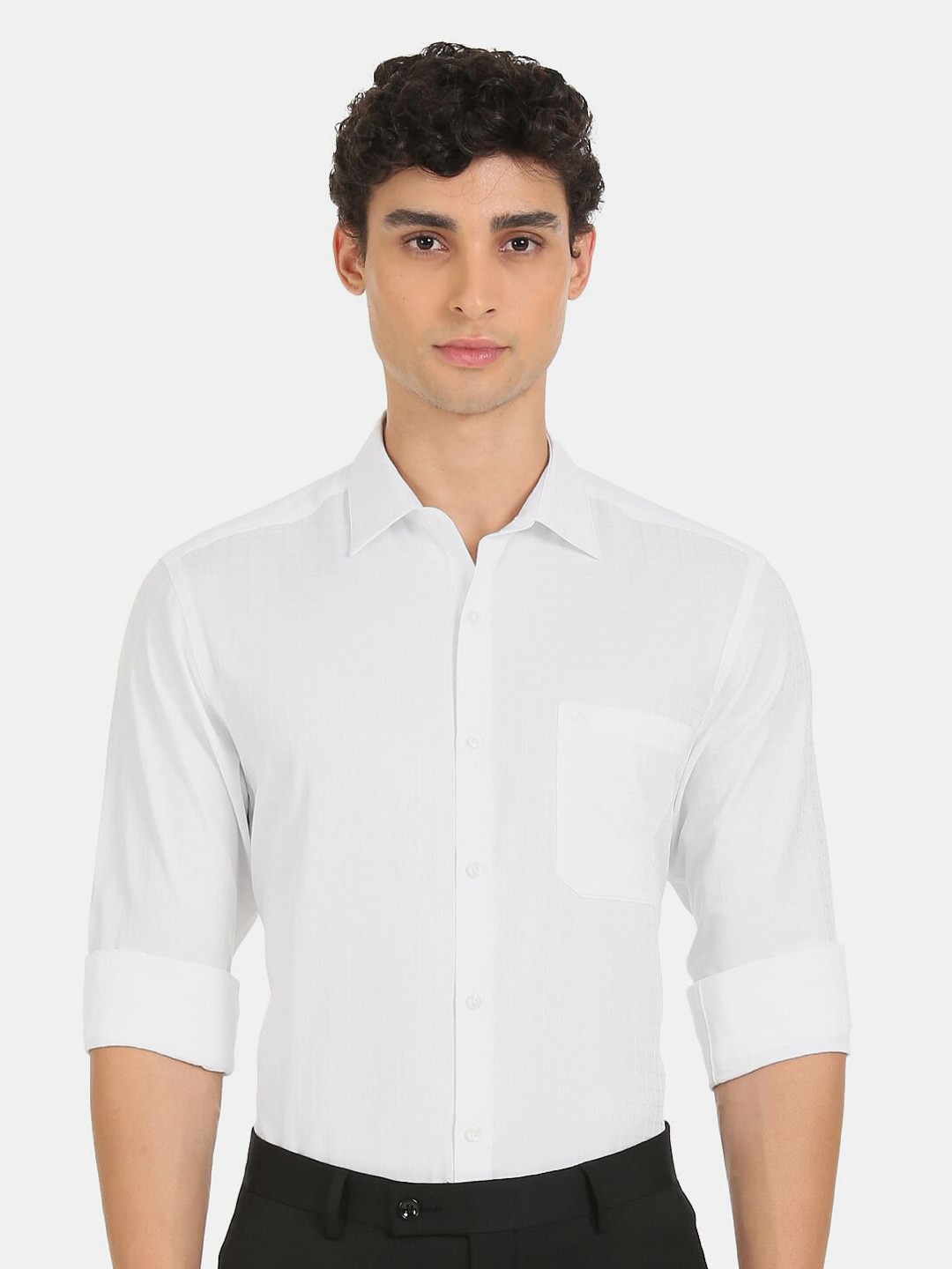 

Arrow Men Pure Cotton Formal Shirt, White