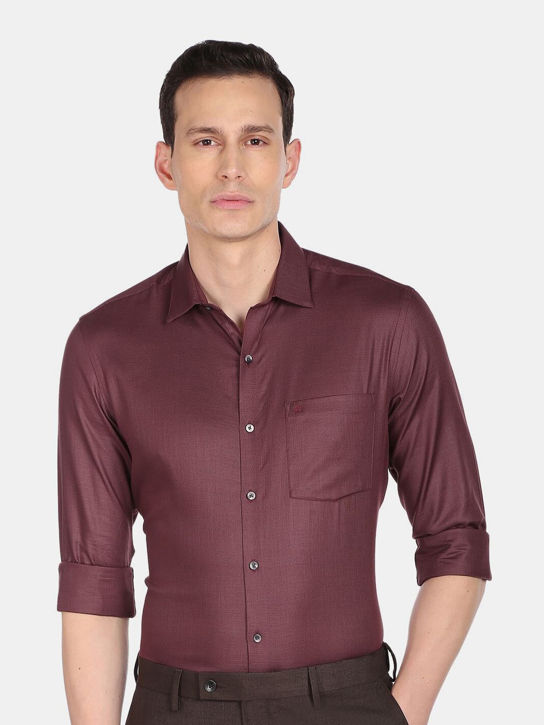 

Arrow Men Regular Fit Formal Shirt, Red