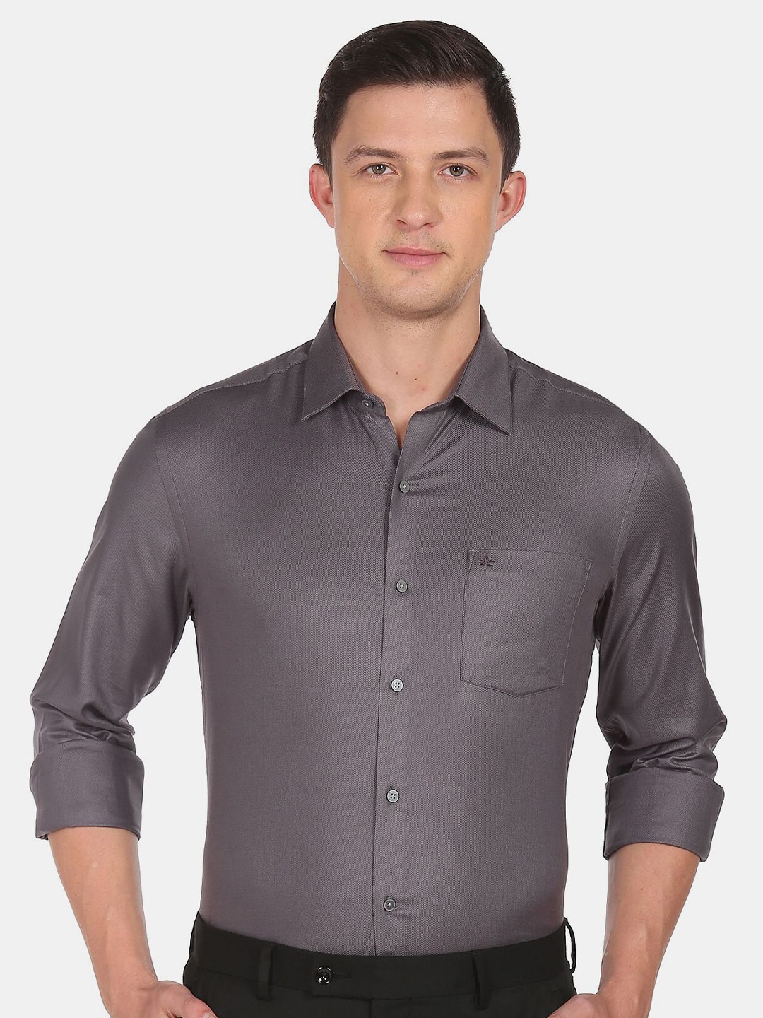 

Arrow Men Slim Fit Formal Shirt, Grey