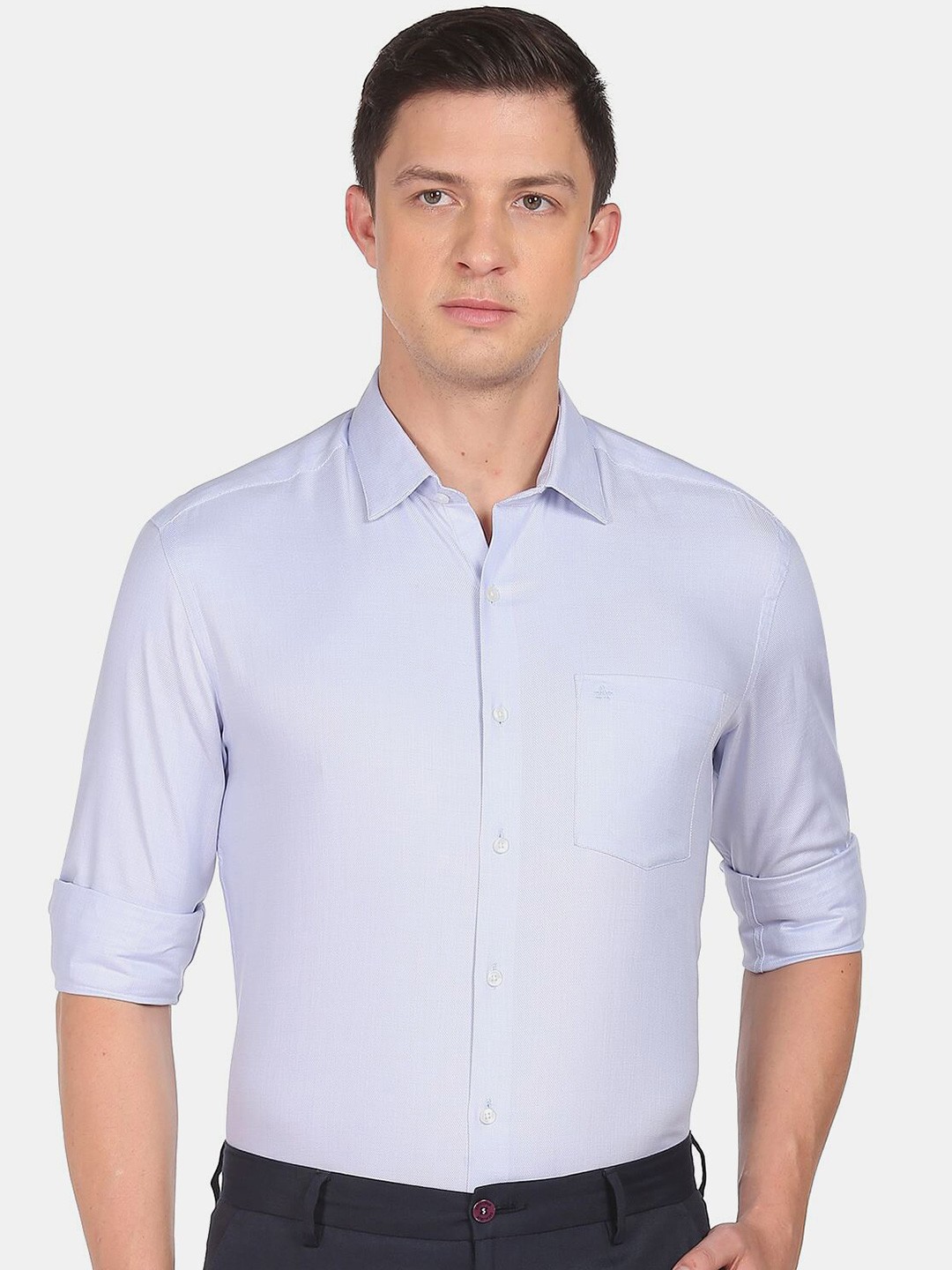 

Arrow Men Blue Slim Fit Casual Shirt