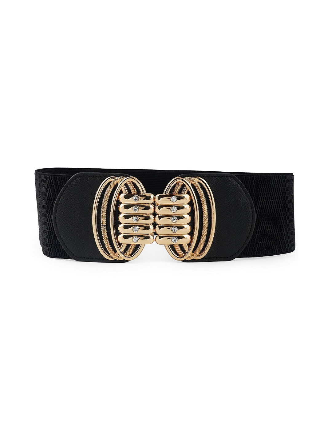 

Diva Dale Women Embellished Stretchable Belt, Black