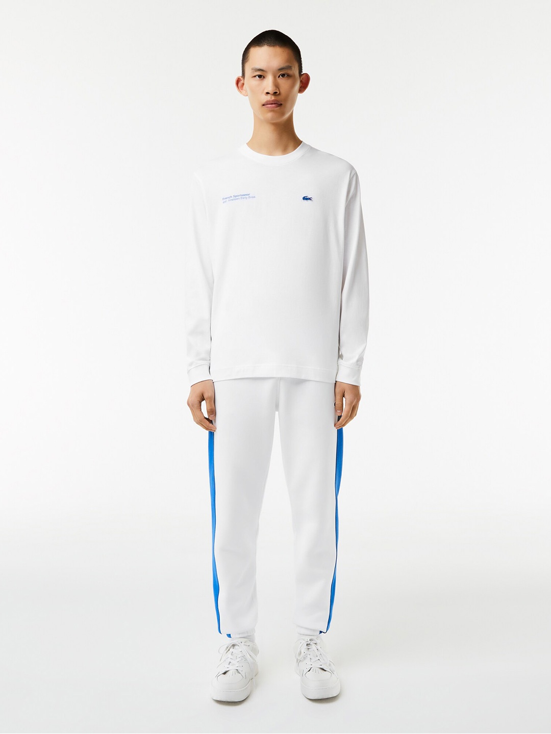 

Lacoste Men Pure Cotton Regular Fit T-shirt, White