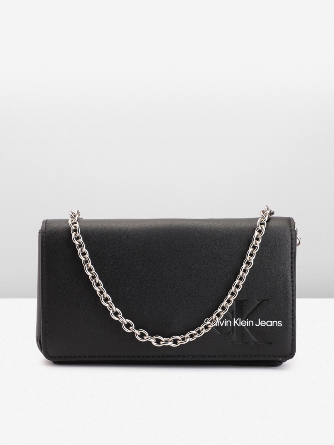 

Calvin Klein Black Solid Clutch