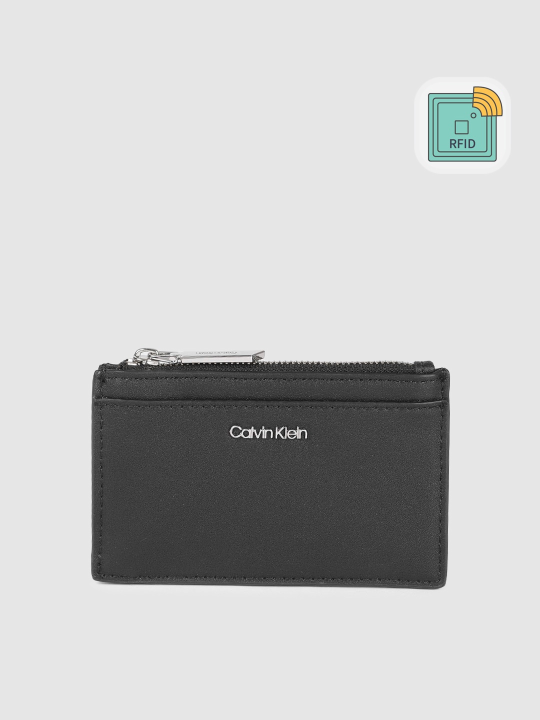 

Calvin Klein Women Solid Card Holder, Black