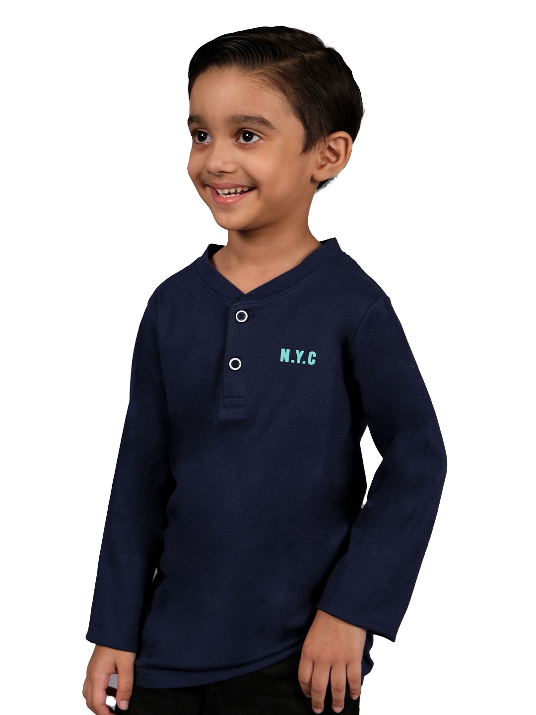 

3PIN Boys Cotton T-shirt, Navy blue