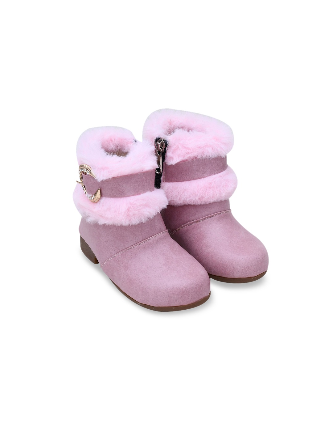 

Buckled Up Girls Winter Boots, Pink