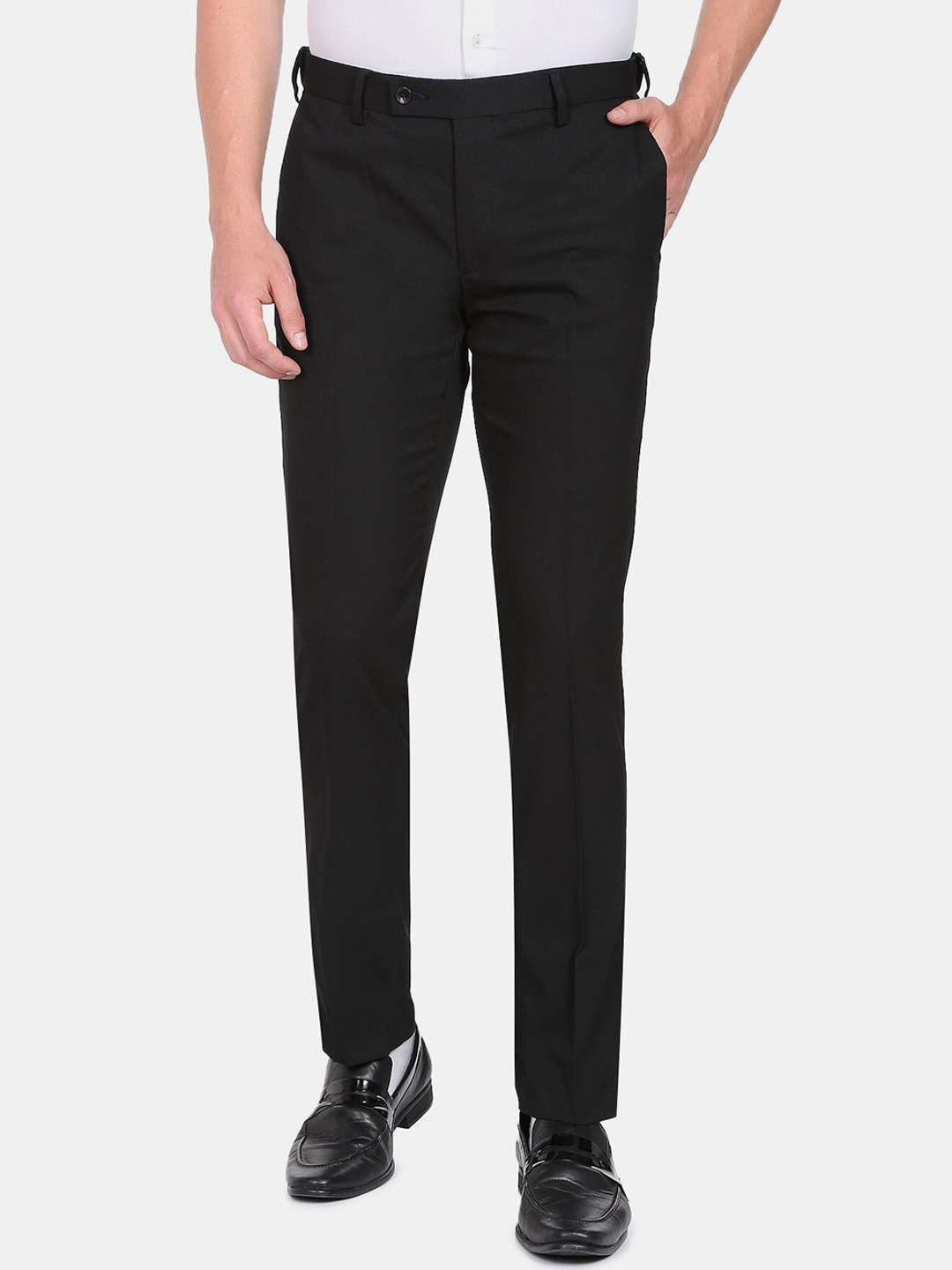 

Arrow Men Tailored Formal Trousers, Black