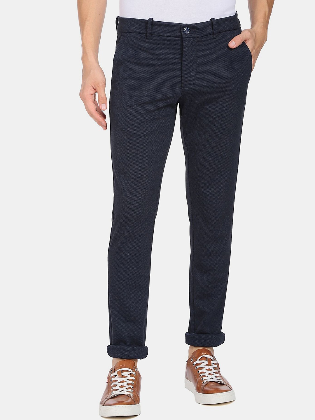 

Arrow Sport Men Slim Fit Trousers, Blue
