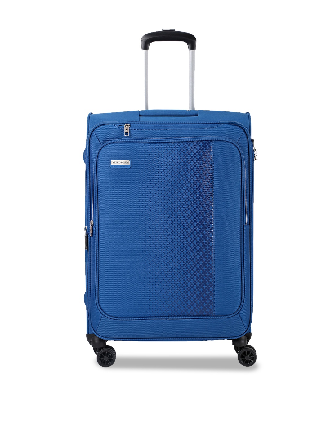 

Aristocrat Sonata Plus STR EXP Soft-Sided Large Trolley Suitcase, Blue