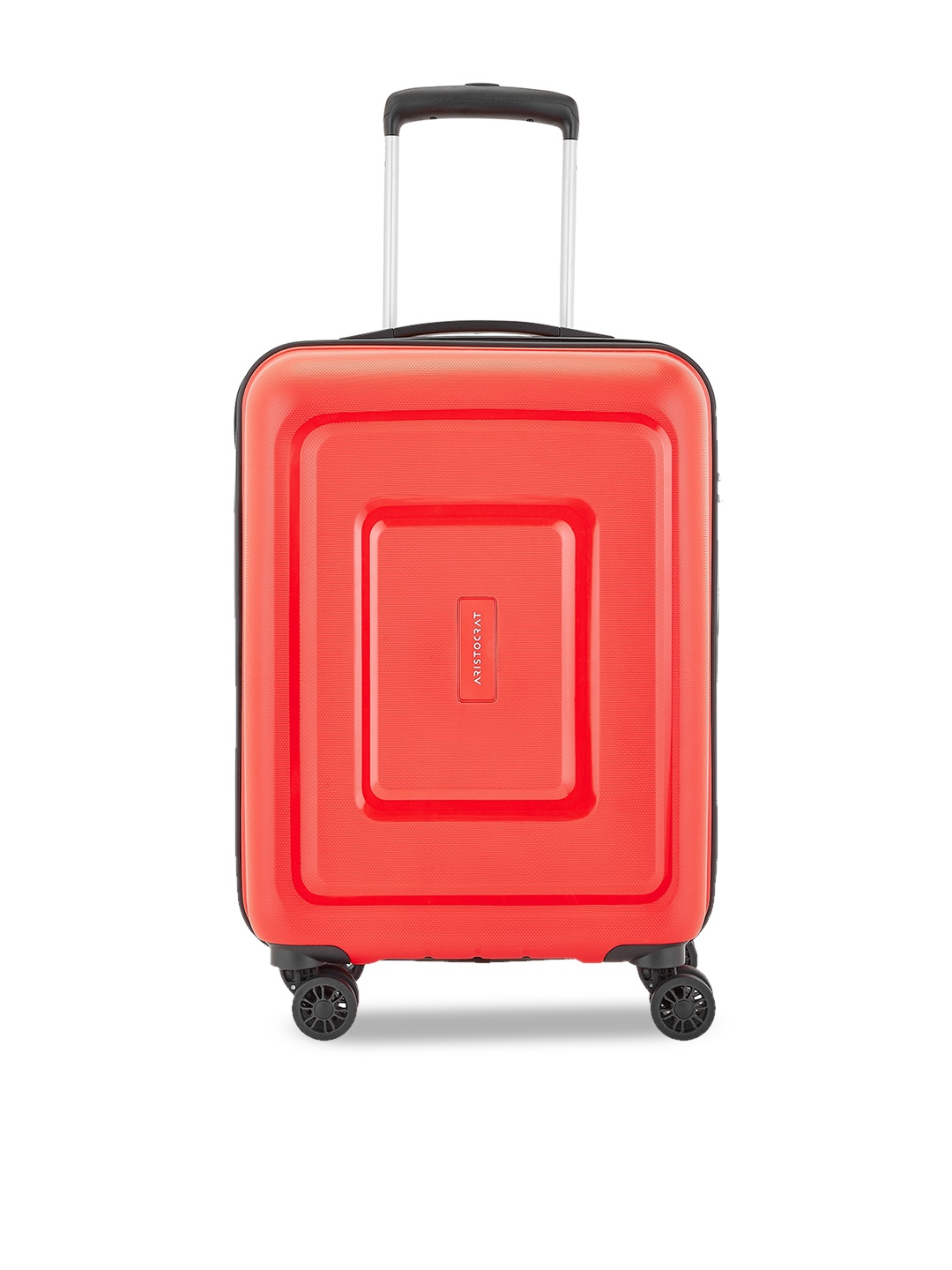 

Aristocrat Endeavour Strolly 55 Textured Hard-Sided Cabin Trolley Suitcase, Red