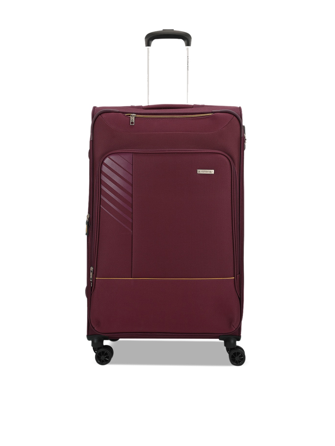 

Aristocrat Soft-Sided Large Trolley Suitcase, Maroon