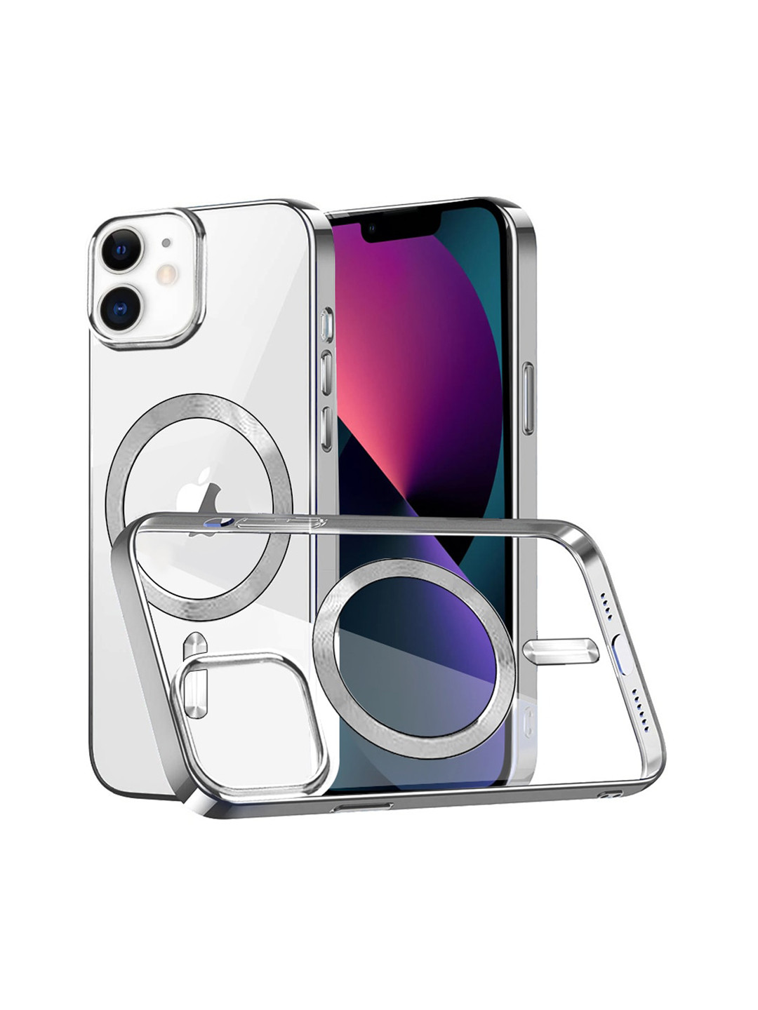 

Karwan iPhone 12 Back Cover, Silver