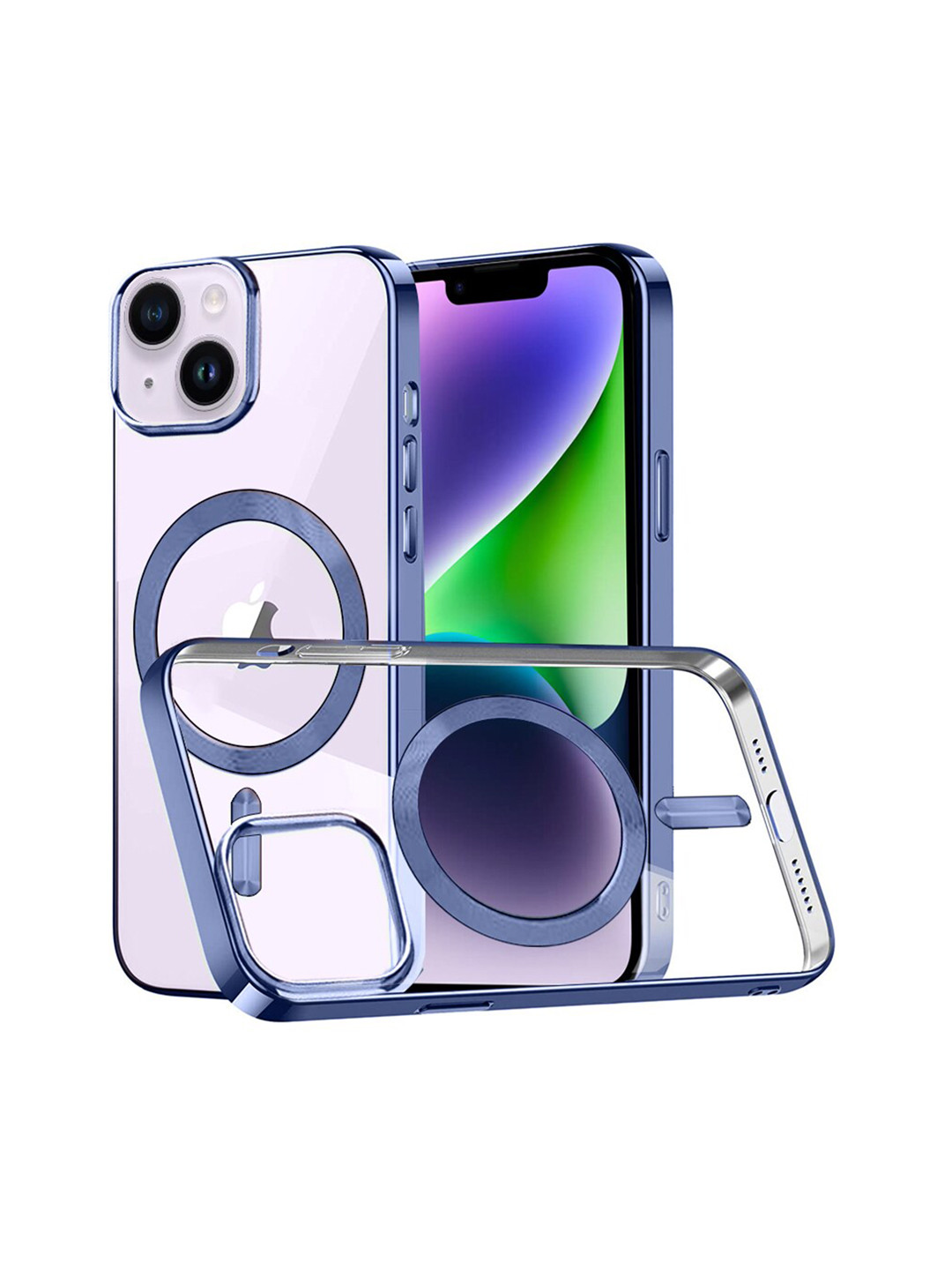 

Karwan iPhone 14 Phone Back Case, Blue